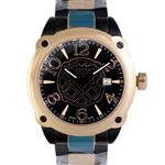 Montegrappa Fortuna Black/Gold Watch IDOMWARL