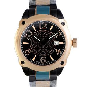 Montegrappa Fortuna Black/Gold Watch IDOMWARL