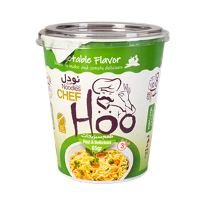نودل با طعم سبزیجات هوو لیوانی 65 گرمی