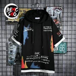 تیشرت مردانه کلاه دار خاص کد 300