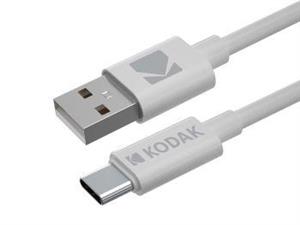 کابل USB به USB-C کداک مدل KODAK White طول 1 متر