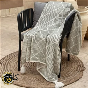 شال مبل و تخت هوم کاور مدل ابرادلی ابعاد 170 × 140 سانتی متر
