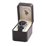 U.S. Polo Assn. Classic Men's Quartz Metal and Alloy Watch, Color:Black (Model: USC80384)