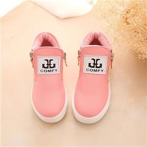 Moonker Baby Shoes for 1-5 Years Old,Toddler Boy Girl Kids Fashion Autumn Zip Martin Boots Sneakers Casual Shoes 