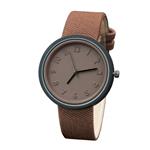 Redvive Unisex Simple Fashion Number Watch Quartz Canvas Alloy Analog Belt Wrist Watch Business Ladies.