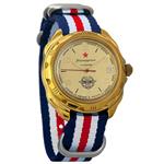 Vostok Komandirskie Russian Signal Corps Army Mechanical Mens Military Commander Wrist Watch #219451