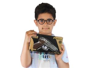 کلت پلیس نقره‌ای فلزی Gonher