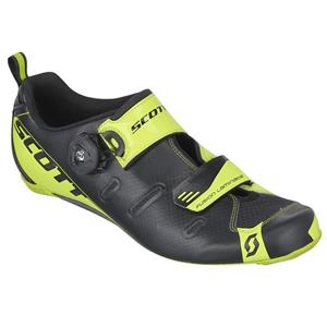 Scott Sports Mens Tri Carbon Triathlon Cycling Shoe - 242135-4755 (Black/neon Yellow - 43.0)