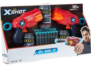 تفنگ دو قلو ایکس شات X-Shot مدل MK3 قرمز