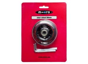 چرخ شفاف 80 میلی متری اسکوترهای Micro