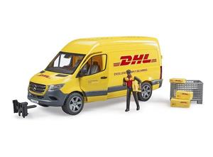 کامیونت مرسدس بنز DHL به همراه راننده برودر Bruder