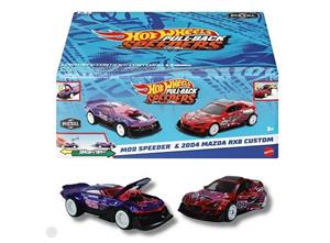 پک 2 تایی ماشین‌ های Hot Wheels سری Pull-Back Speeders مدل Mod Speederو 2004 Mazda