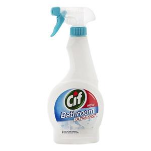 اسپری تمیزکننده سطوح حمام و دستشویی سیف حجم 750 میلی لیتر Cif Bathroom and WC Surface Cleaner Spray 750ml