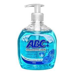 مایع دستشویی آ ب ث آبی حاوی نرم کننده و مرطوب کننده 400 گرم 