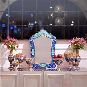 ست 9 تکه هفت سین مس و پرداز کد 377