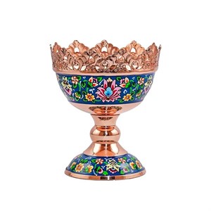 آجیل خوری پایه دار مس و پرداز کد 376 
