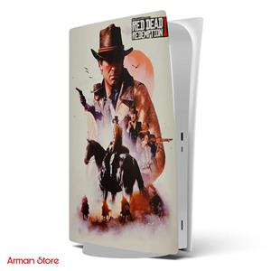 برچسب اسکین پلی استیشن 5 طرح Red Dead 2