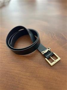 کمربند چرم طرح سگک YSL کد 5009
