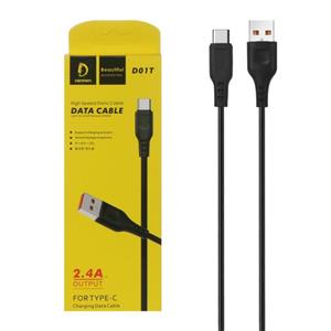 کابل تبدیل USB به type-c دنمن 1متر