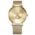 Women Simple Mesh Bracelet Watch Girl Stainless Steel Band Analog Watches