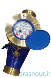 کنتور آب مولتی جت خشک برنجی سایز 2 اینچ آبتراز 