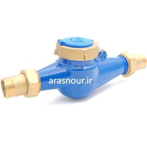 کنتور اب دنده ای ” 1/2-1 اب بان ABBAN برنجی R100 H 