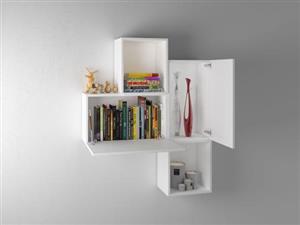 باکس دیواری کتاب اتاق خواب D313