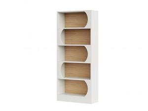 کتابخانه فانتزی چوبی سفید قهوه ای B96