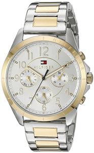 Tommy Hilfiger Women's 1781607 Casual Sport Analog Display Quartz Two Tone Watch 