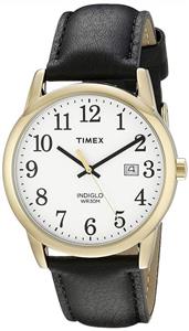 Timex Men's Easy Reader Date Leather Strap Watch