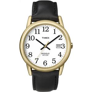 Timex Men's Easy Reader Date Leather Strap Watch