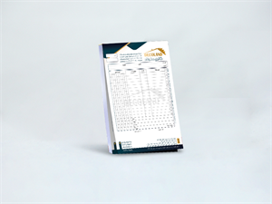 فاکتور تک برگی گلاسه 135 گرم چهار رنگ