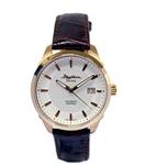 RHYTHM Automatic series of Mechanical Men's Watches with leather strap ,White Plate A1302L03