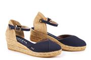 VISCATA Handmade in Spain Pubol 2" Wedge, Ankle-Strap, Closed Toe, Classic Espadrilles Heel