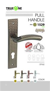 دستگیره درب چوبی مدل 1529 ترووان سرویس چپ رنگ زیتونی