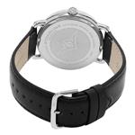 Stuhrling Original Men's 695.01 Symphony Swiss Quartz Date Black Leather Strap Watch