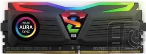 رم کامپیوتر ژل سری Super Luce RGB با حافظه 8 گیگابایت و فرکانس 2400 مگاهرتز GEIL Super Luce RGB DDR4 8GB 2400MHz CL16 Single Channel Desktop RAM