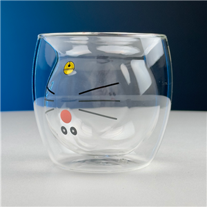 لیوان دوجداره طرح گربه کد7259