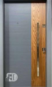 درب ضد سرقت طوسیروکش طبیعی بلوط کد RT3012