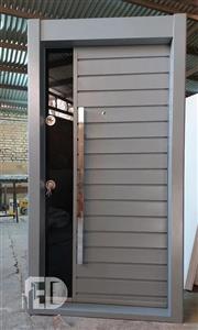 درب ضد سرقت رویه فلزشیشه کد RF4006