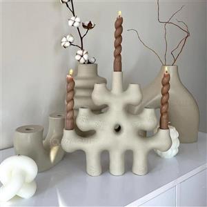 شمعدان دوناتی پنج شعله رو میزی