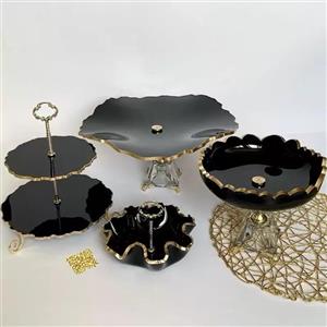 سرویس پذیرایی رزینی جهیزیه عروس ست4 تکه