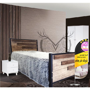 تخت خواب یک نفره مدل هراز