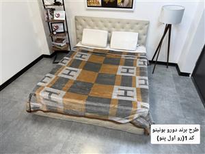 پتو چهارفصل  تکنفره طرح چهارخونه دورو بونیتو کد ۱
