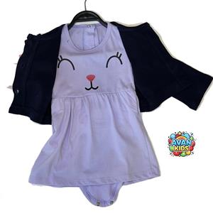 کت سارافون دخترانه طرح پیشی دخترانه کد 4123