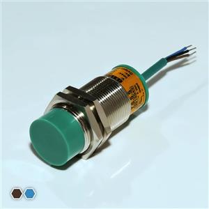 سنسور خازنی تبریز سنسور، NPN-NO، قطر 30، سه سیمه، فاصله تشخیص 25mm، کد CS3025-ON