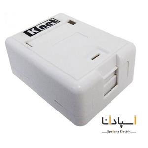 باکس شبکه رو کار شاتردار تک پورت کی نت مدل K-N1097