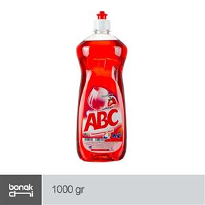 مایع ظرفشویی آ.ب.ث سری PET با رایحه توت فرنگی حجم 1000 میلی لیتر ABC PET Strawberry Dishwashing Liquid 1000ml