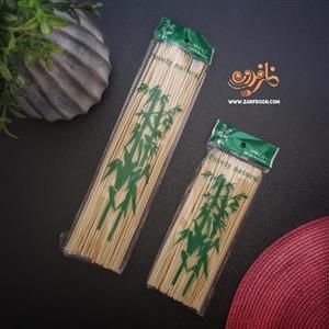  سیخ چوبی تابه ای 25 سانتیمتر | ظروف یکبار مصرف ظرفدون