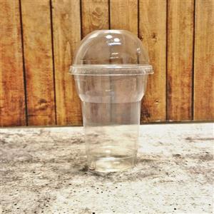  لیوان یکبار مصرف پت 300cc شیشه ای ضخیم آیس پک